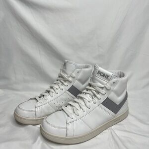 Pony Men's White and Gray High-Top Sneakers 9.5